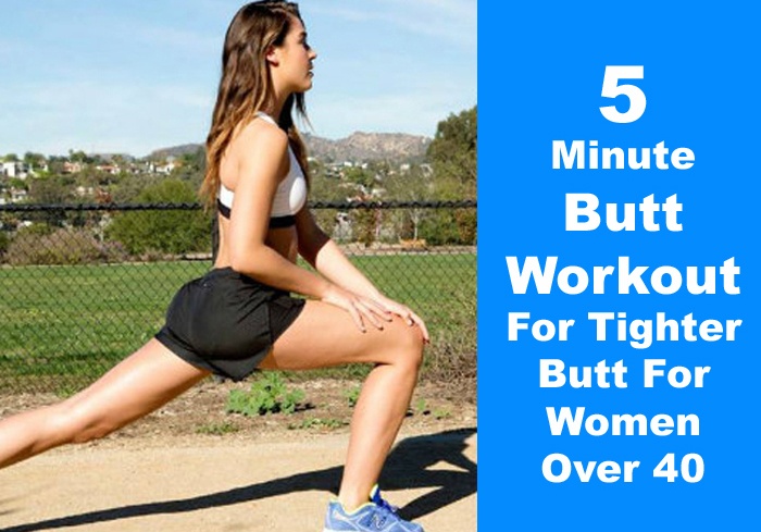 5 Minute Butt Workout For Tighter Butt For Women Over 40