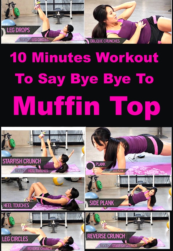 10 Minutes Total Abs Workout To Get Rid Of Muffin Top #workout #weightloss #flattummy
