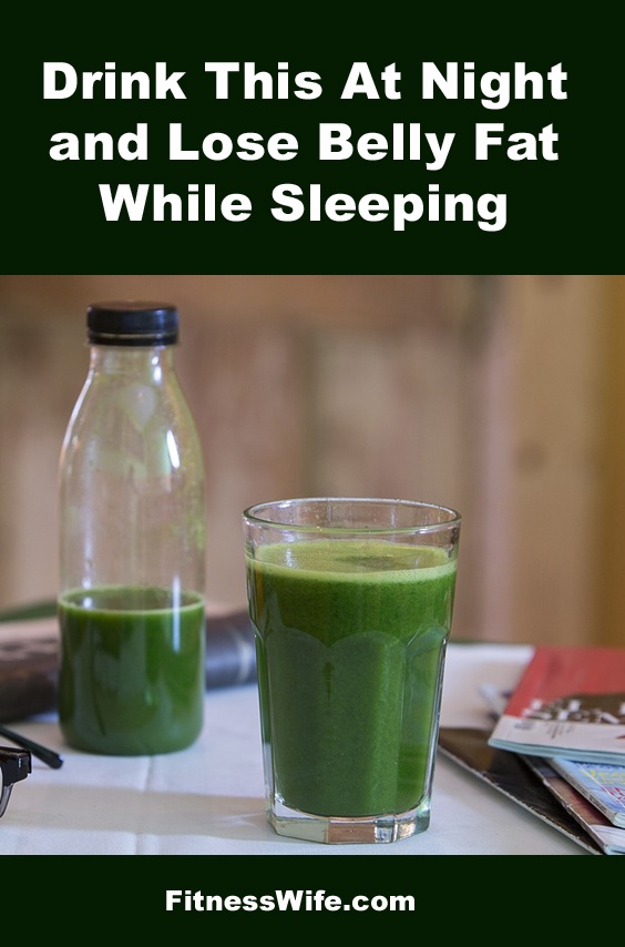 Drink This At Night and Lose Belly Fat While Sleeping